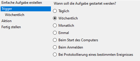 Einfache Aufgabe, Windows, Step 2